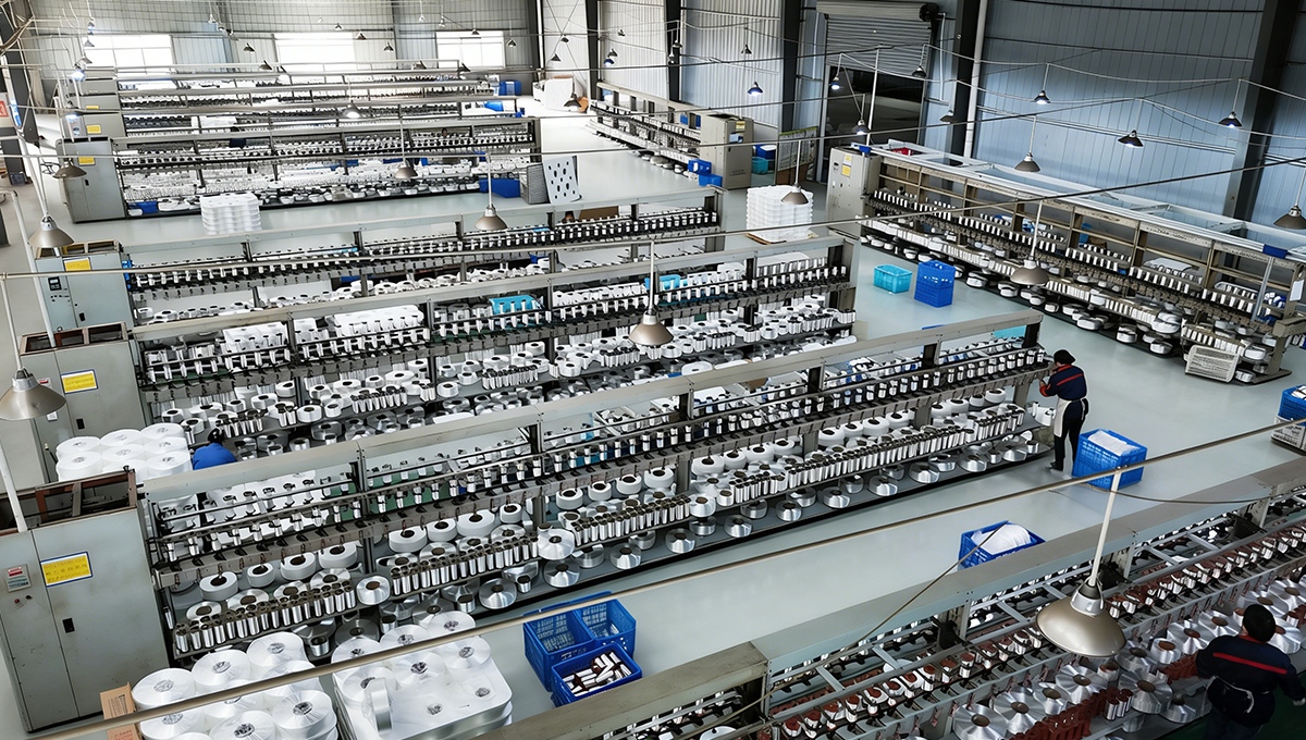 络丝车间设备展示